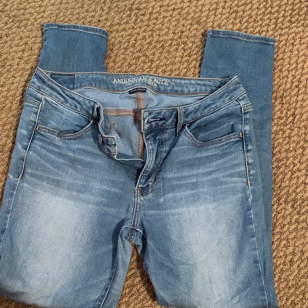 American Eagle Outfitters Medium Blue Skinny Jeggings